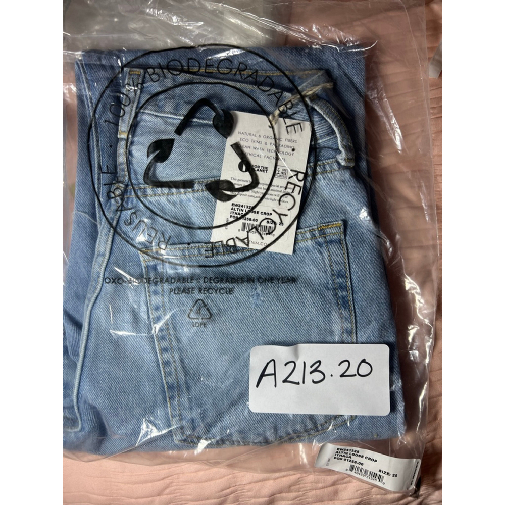 NEW Etica Denim ALTIN LOOSE CROP Sz 25 in Ithaca - Picture 4 of 5